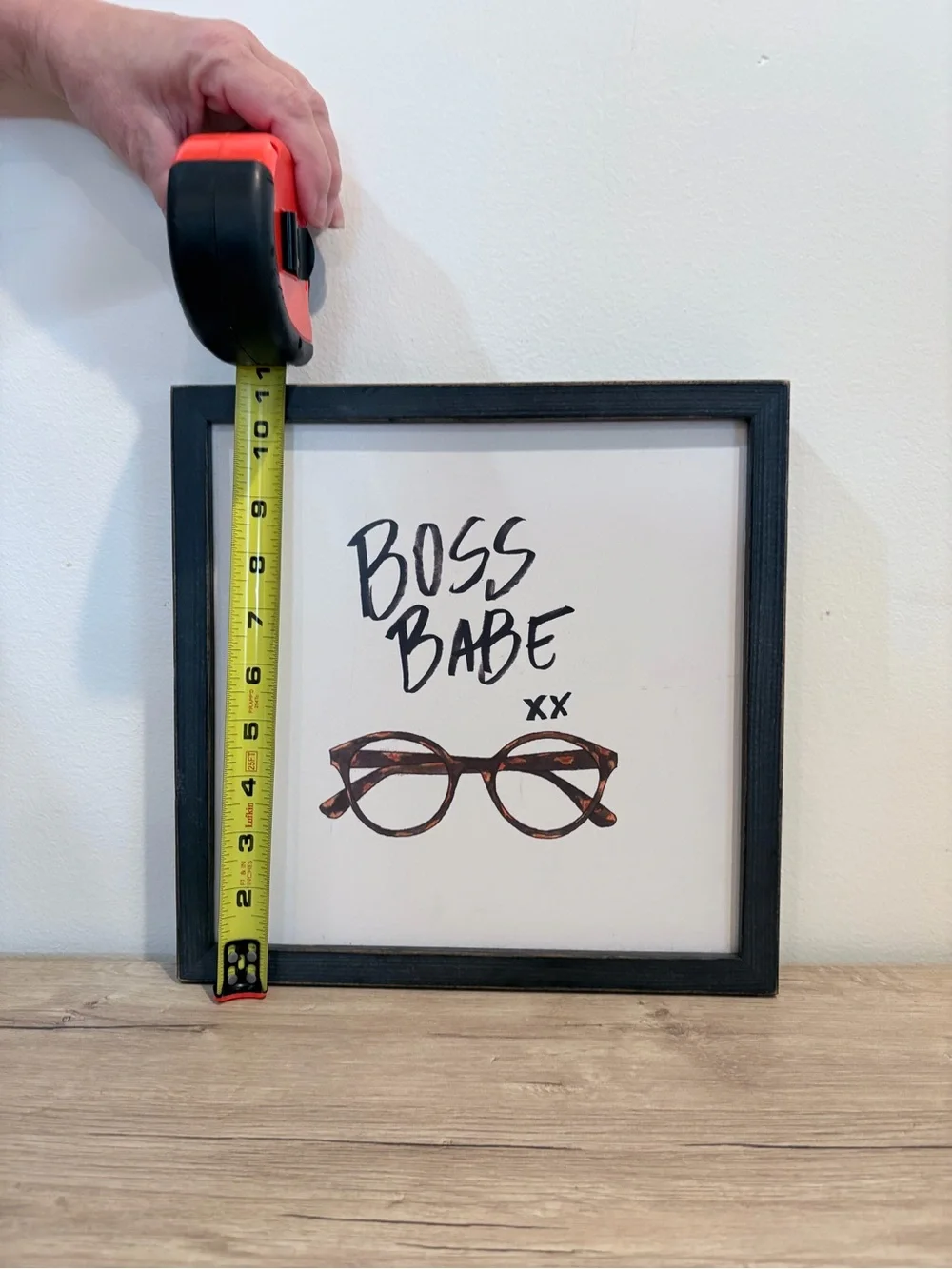 Boss Babe Framed Wall Art - Black Frame